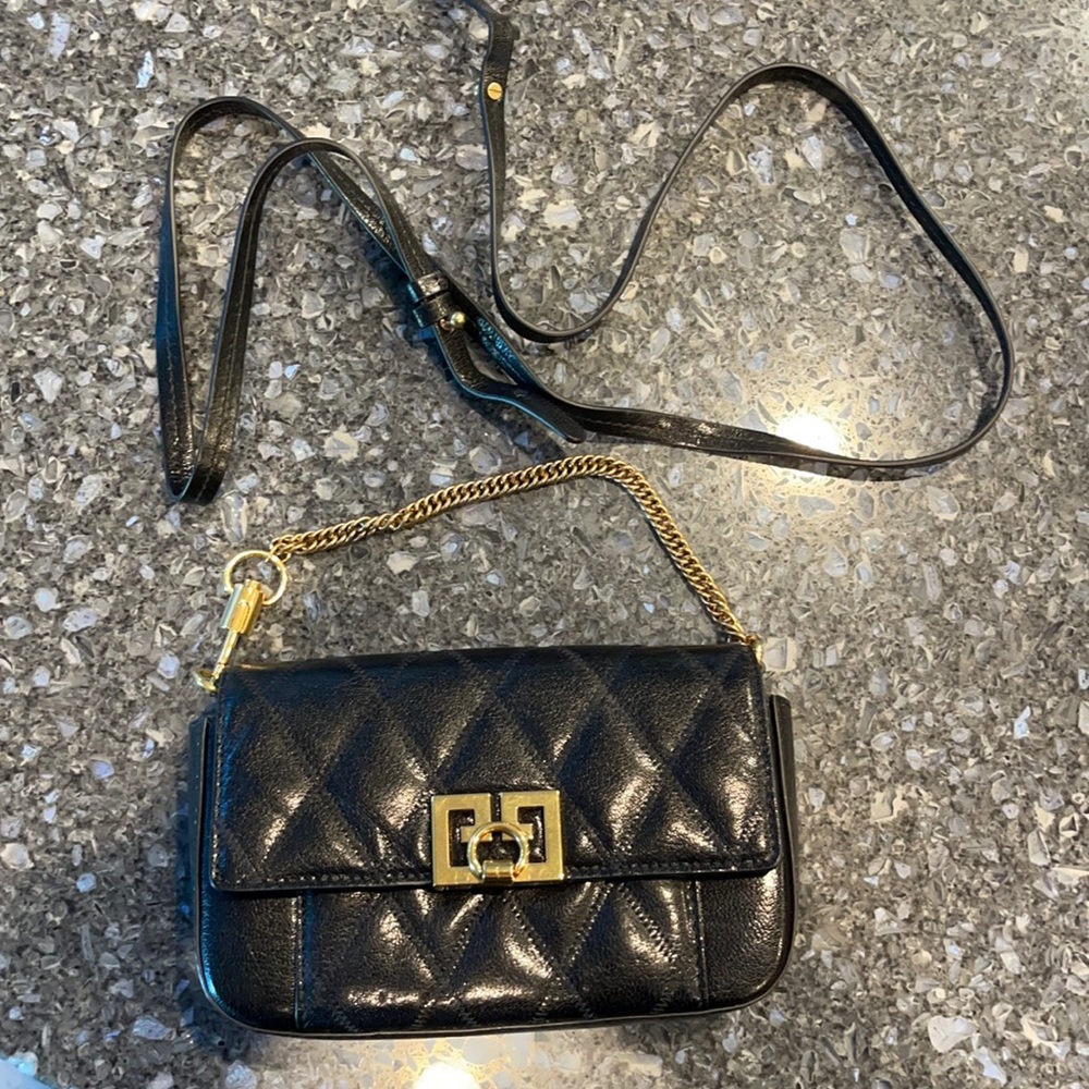 Givenchy Embossed Mini Pocket Convertible Bag